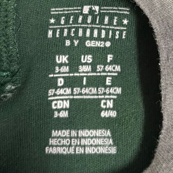 Genuine Merchandise Oakland A’s Bodysuit   Size 3-6 Months - Picture 3 of 5